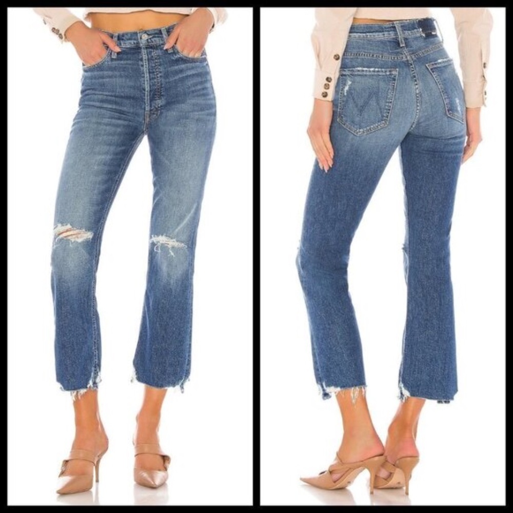 MOTHER SUPERIOR The Tripper Chew Denim Jeans In Cryin' Cowboys Wash - Picture 3 of 13